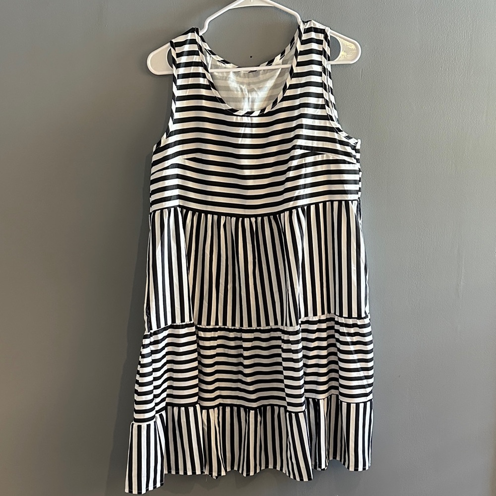 Striped Black and White dress